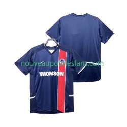 Maillot Paris Saint-Germain 2003 Rétro Homme Tenue Domicile 2002 Manche Courte