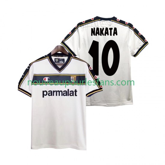 Maillot Parme NAKATA 10 2003 Rétro Homme Tenue Extérieur 2002 Manche Courte