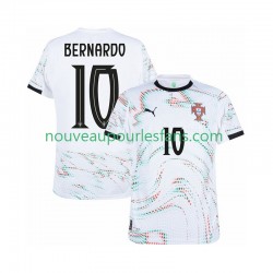 Maillot Portugal Bernardo Silva 10 Homme Tenue Extérieur 2025-2026 Manche Courte