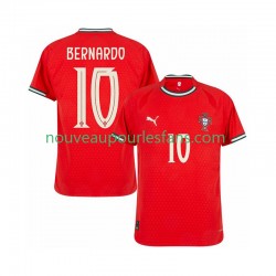 Maillot Portugal Bernardo Silva 10 Homme Tenue Domicile 2025-2026 Manche Courte