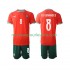 Maillot Portugal Bruno Fernandes 8 Enfant Tenue Domicile 2025-2026 Manche Courte