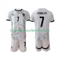 Maillot Portugal Cristiano Ronaldo 7 Enfant Tenue Extérieur 2025 Manche Courte