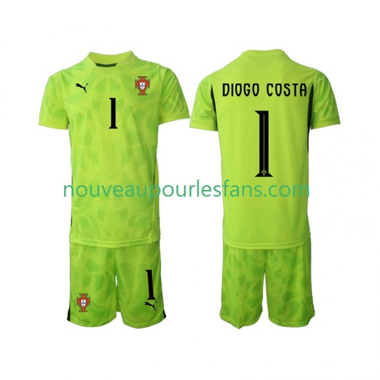 Maillot Portugal Diogo Costa 1 Gardien Enfant Tenue Domicile 2025 Manche Courte