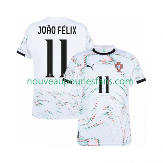 Maillot Portugal Joao Felix 11 Homme Tenue Extérieur 2025-2026 Manche Courte