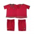 Maillot Portugal Rétro Enfant Tenue Domicile 2006 Manche Courte