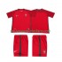 Maillot Portugal 2016 Rétro Enfant Tenue Domicile Manche Courte
