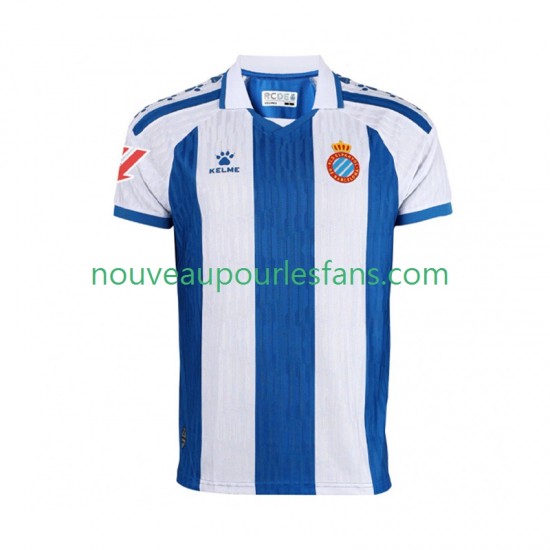 Maillot RCD Espanyol Homme Tenue Domicile 2025-2026 Manche Courte