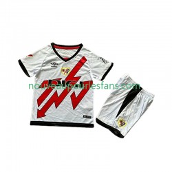 Maillot Rayo Vallecano Enfant Tenue Extérieur 2024-2025 Manche Courte