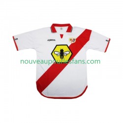 Maillot Rayo Vallecano 2000 2001 Rétro Homme Tenue Domicile Manche Courte