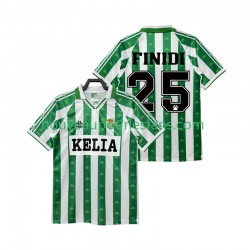 Maillot Real Betis FINIDI 25 1995 1996 Rétro Homme Tenue Domicile Manche Courte