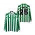 Maillot Real Betis FINIDI 25 1996 1997 Rétro Homme Tenue Domicile Manche Longue