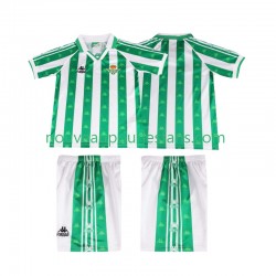 Maillot Real Betis 1996 1997 Rétro Enfant Tenue Domicile Manche Courte