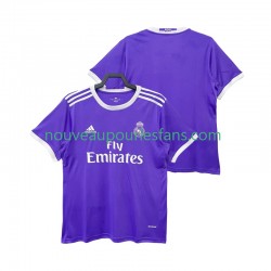 Maillot Real Madrid 2016 2017 Rétro Homme Tenue Extérieur Manche Courte