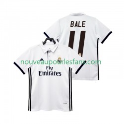 Maillot Real Madrid BALE 11 2017 2018 Rétro Homme Tenue Domicile Manche Courte