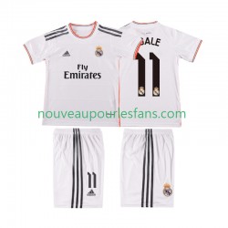 Maillot Real Madrid BALE 11 2013 2014 Rétro Enfant Tenue Domicile Manche Courte