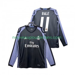 Maillot Real Madrid Bale 11 2016 2017 Rétro Homme Tenue 3ème Manche Longue