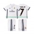 Maillot Real Madrid Cristiano Ronaldo 7 2016 2017 Rétro Enfant Tenue Domicile Manche Courte