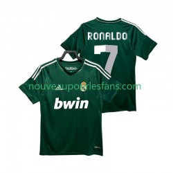 Maillot Real Madrid Cristiano Ronaldo 7 2012 2013 Rétro Homme Tenue 3ème Manche Courte
