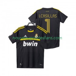 Maillot Real Madrid I.CASILLAS 1 2012 Gardien Rétro Homme Tenue Extérieur 2011 Manche Courte
