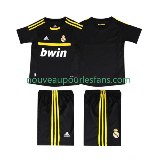 Maillot Real Madrid -2012 Gardien Rétro Enfant Tenue Domicile 2011 Manche Courte