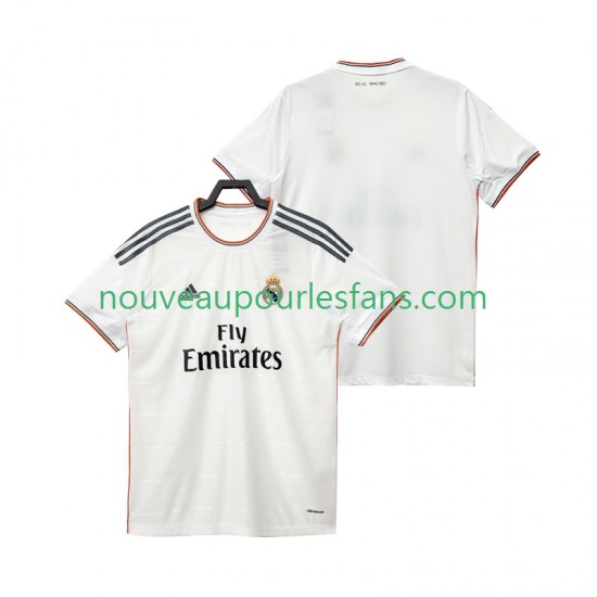 Maillot Real Madrid 2013 2014 Rétro Homme Tenue Domicile Manche Courte