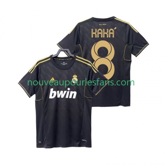 Maillot Real Madrid KAKA 8 2012 Rétro Homme Tenue Extérieur 2011 Manche Courte