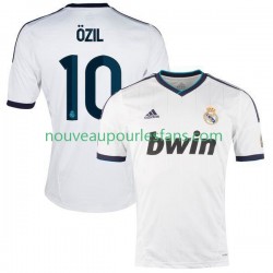 Maillot Real Madrid Ozil 2012 2013 Rétro Homme Tenue Domicile Manche Courte