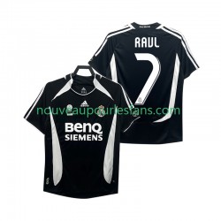 Maillot Real Madrid RAUL 7 2007 Rétro Homme Tenue 3ème 2006 Manche Courte