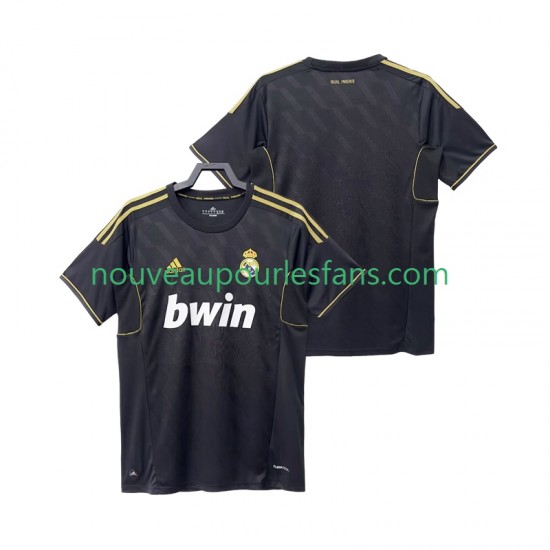 Maillot Real Madrid 2012 Rétro Homme Tenue Extérieur 2011 Manche Courte