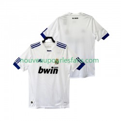 Maillot Real Madrid Rétro Homme Tenue Domicile 2011 2010 Manche Courte