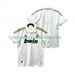 Maillot Real Madrid 2012 Rétro Homme Tenue Domicile 2011 Manche Courte