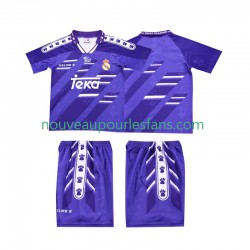Maillot Real Madrid 1996 Rétro Enfant Tenue Extérieur 1994 Manche Courte
