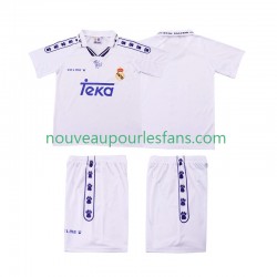 Maillot Real Madrid 1996 Rétro Enfant Tenue Domicile 1994 Manche Courte