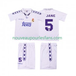 Maillot Real Madrid ZIDANE 5 1996 Rétro Enfant Tenue Domicile 1994 Manche Courte