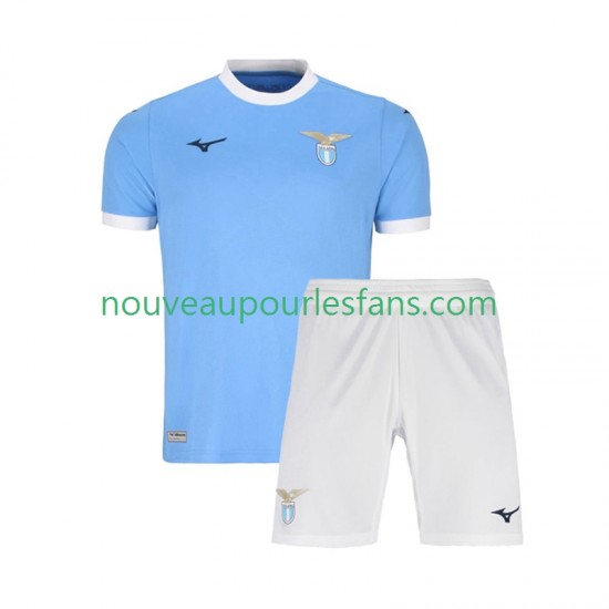 Maillot SS Lazio Enfant Tenue Domicile 2025-2026 Manche Courte