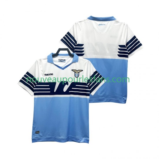Maillot SS Lazio 2014 2015 Rétro Homme Tenue Domicile Manche Courte
