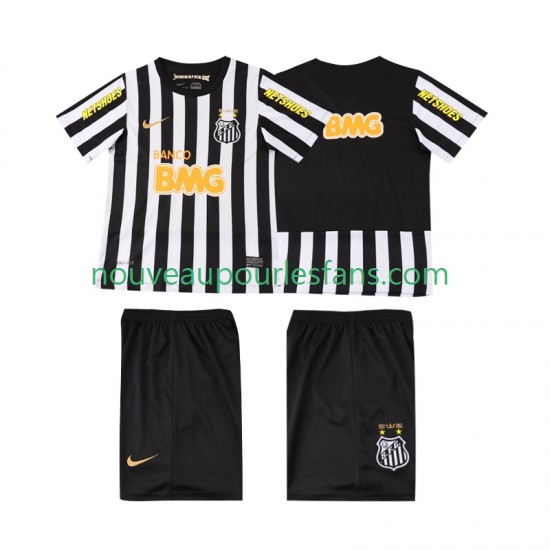 Maillot Santos 2013 Rétro Enfant Tenue Extérieur Manche Courte
