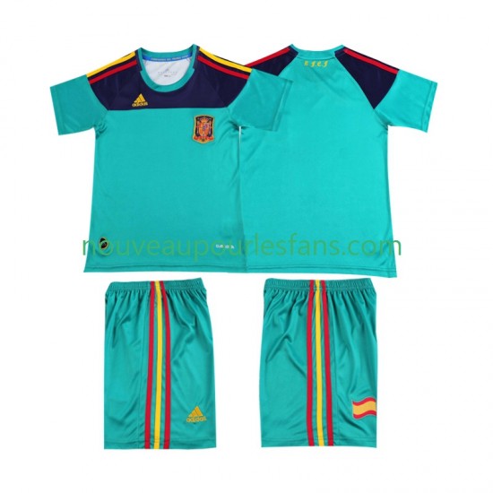 Maillot Espagne Gardien Rétro Enfant Tenue Domicile 2010 Manche Courte