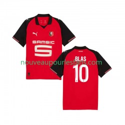 Maillot Stade Rennais Ludovic Blas 10 Homme Tenue Domicile 2025-2026 Manche Courte