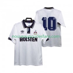 Maillot Tottenham Hotspur 10 1991 1993 Rétro Homme Tenue Domicile Manche Courte