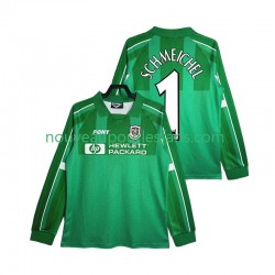 Maillot Tottenham Hotspur SCHMEICHEL 1 1997 Gardien Rétro Homme Tenue Domicile 1999 Manche Longue