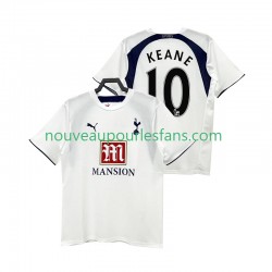 Maillot Tottenham Hotspur Keane 10 2007 Rétro Homme Tenue Domicile 2006 Manche Courte