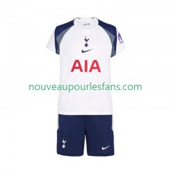 Maillot Tottenham Hotspur Enfant Tenue Domicile 2025-2026 Manche Courte