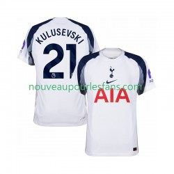 Maillot Tottenham Hotspur Kulusevski 21 Homme Tenue Domicile 2025-2026 Manche Courte
