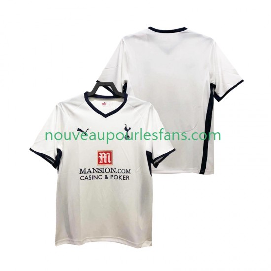Maillot Tottenham Hotspur 2009 Rétro Homme Tenue Domicile 2008 Manche Courte