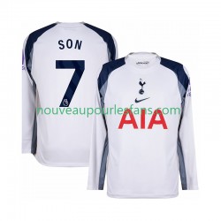 Maillot Tottenham Hotspur Son Heung-Min 7 Homme Tenue Domicile 2025-2026 Manche Longue