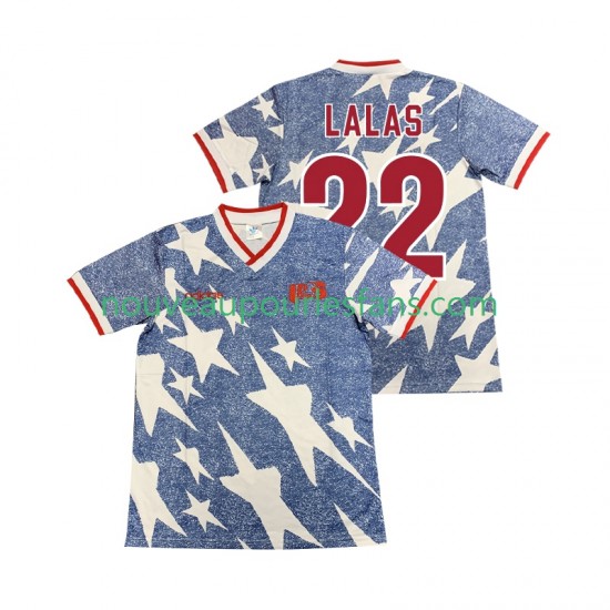 Maillot États-Unis LALAS 22 Rétro Homme Tenue Extérieur 1994 Manche Courte