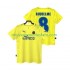 Maillot Villarreal CF RIQUELME 8 2005 Rétro Homme Tenue Domicile 2006 Manche Courte