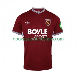 Maillot West Ham United Homme Tenue Domicile 2025-2026 Manche Courte