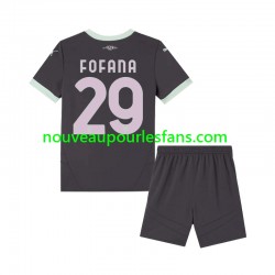 Maillot AC Milan Fofana 29 Enfant Tenue 3ème 2024-2025 Manche Courte